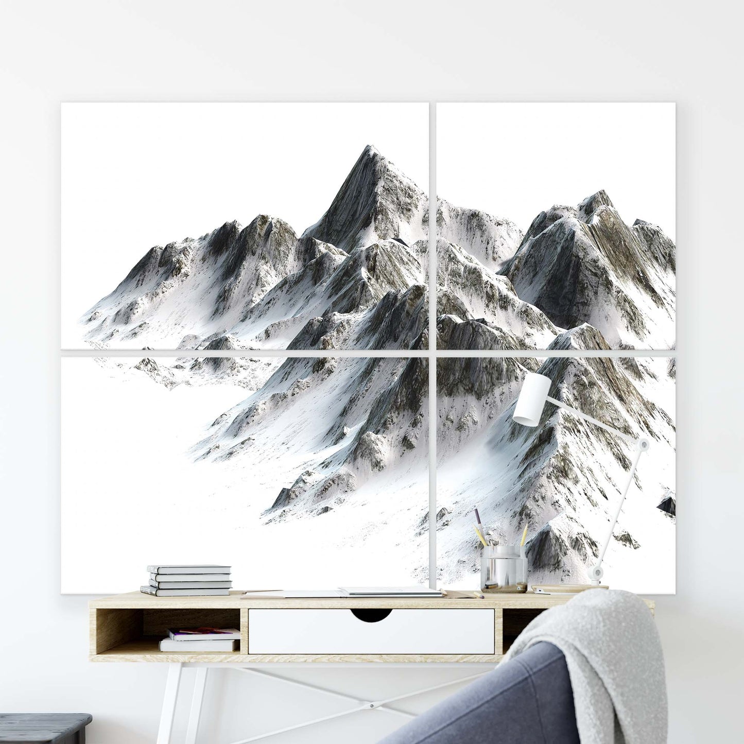 Mountains Canvas Photo Print - USTAD HOME