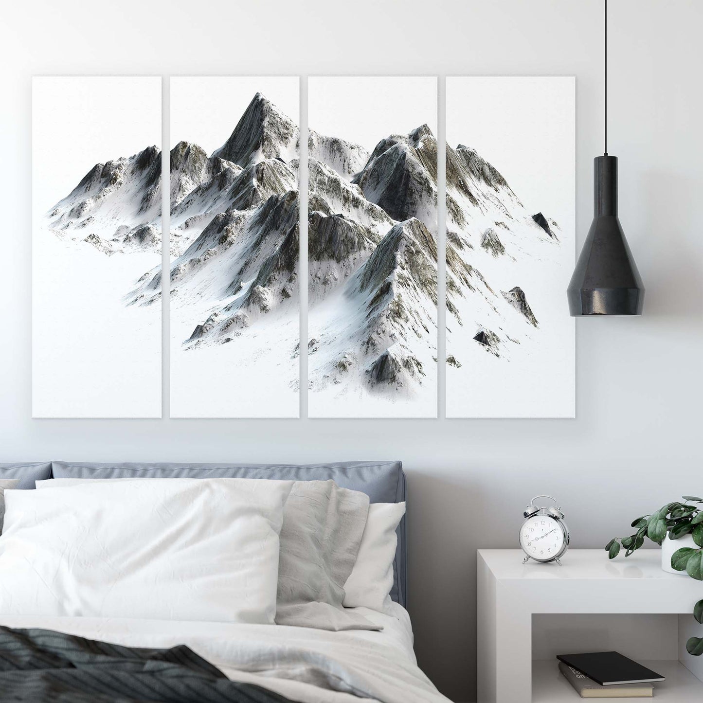 Mountains Canvas Photo Print - USTAD HOME