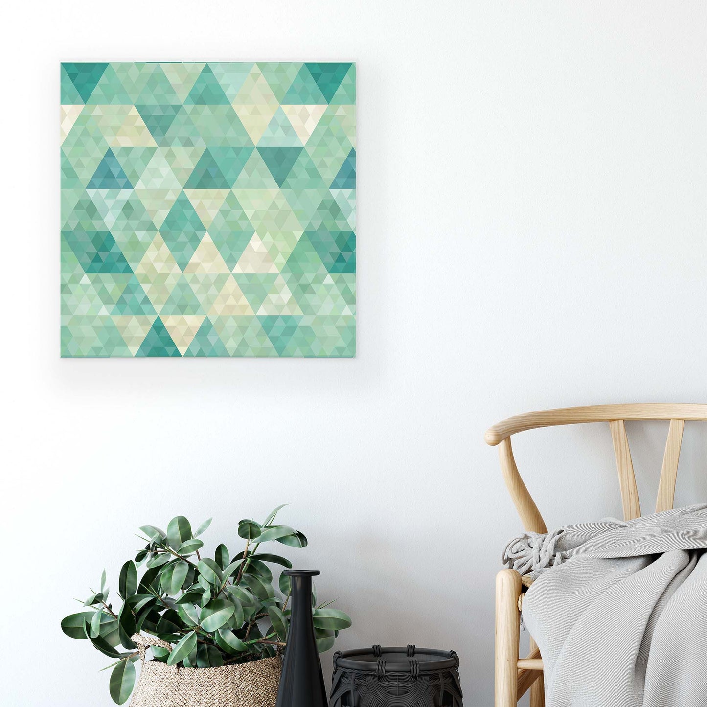 Geometric Canvas Photo Print - USTAD HOME