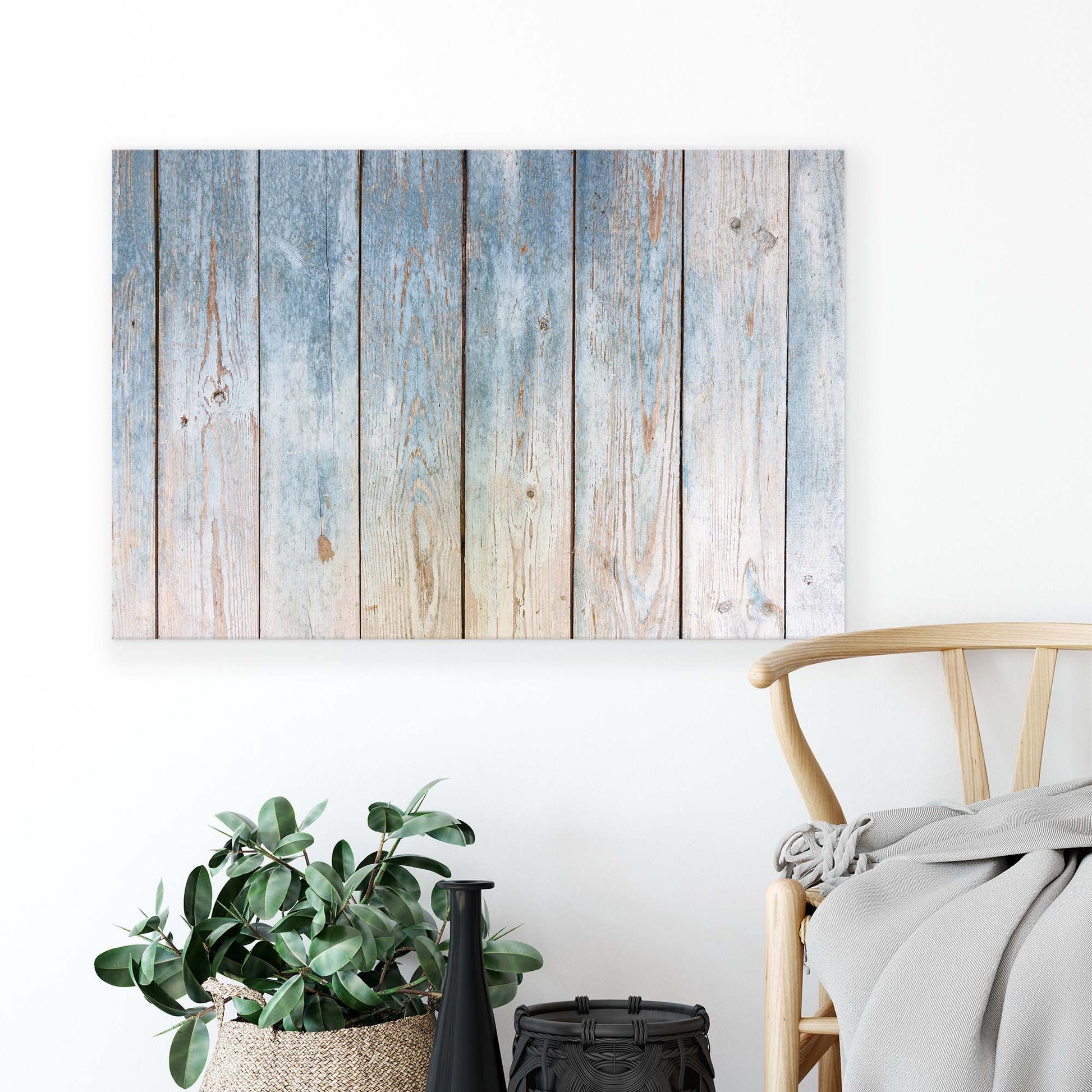 Wood Walls Canvas Photo Print - USTAD HOME