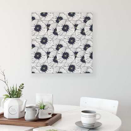 Modern Flowers, Nature, & Swirls Canvas Photo Print - USTAD HOME