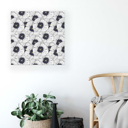 Modern Flowers, Nature, & Swirls Canvas Photo Print - USTAD HOME