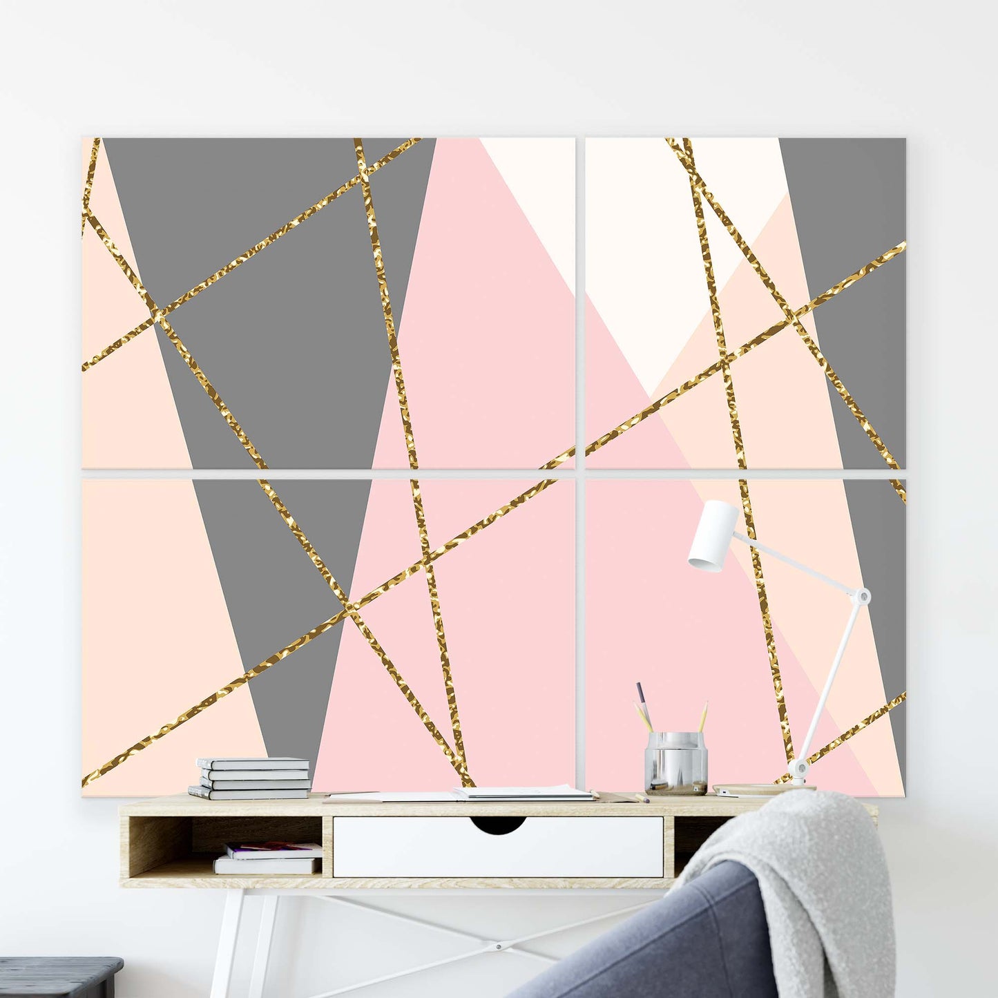 Geometric Canvas Photo Print - USTAD HOME