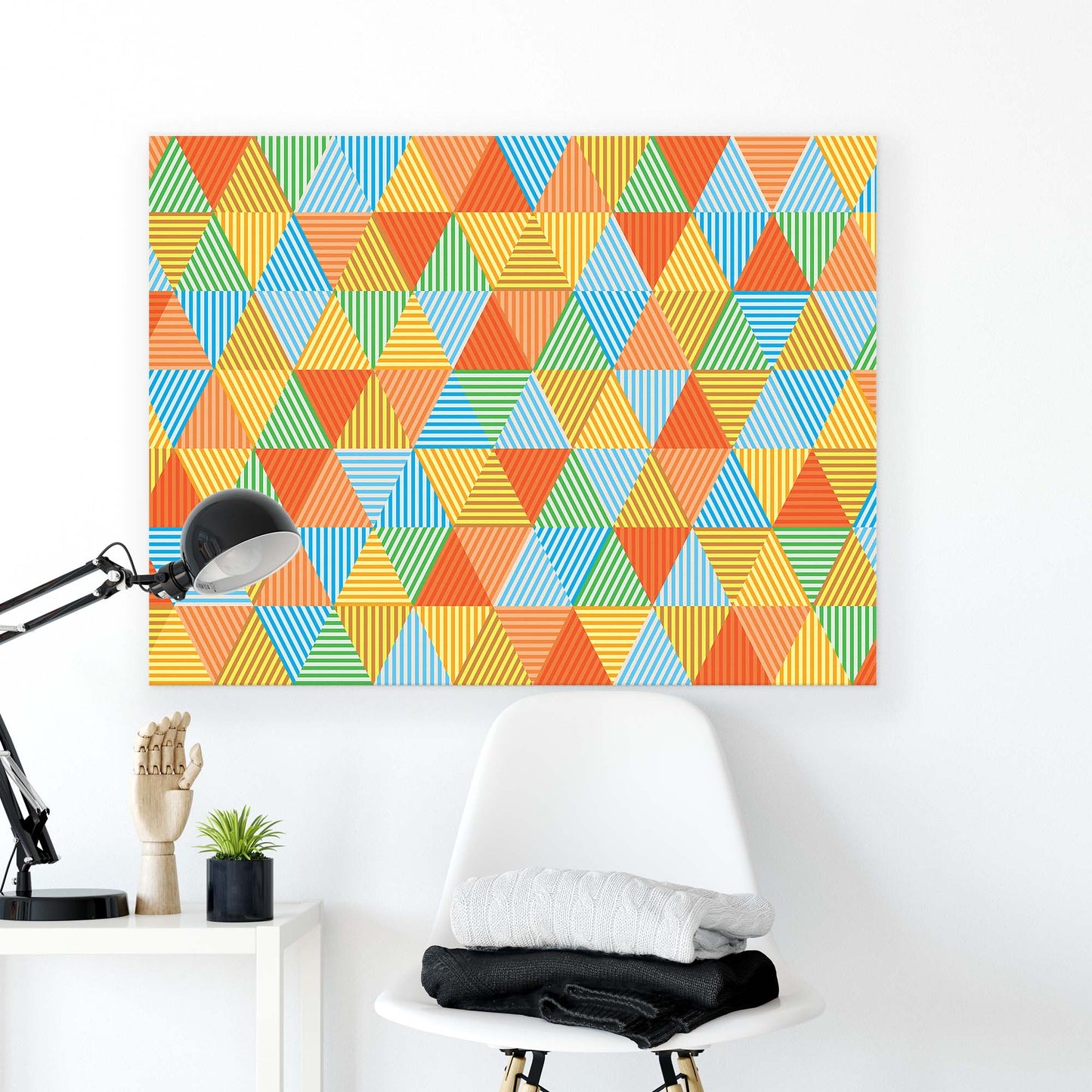 Geometric Canvas Photo Print - USTAD HOME