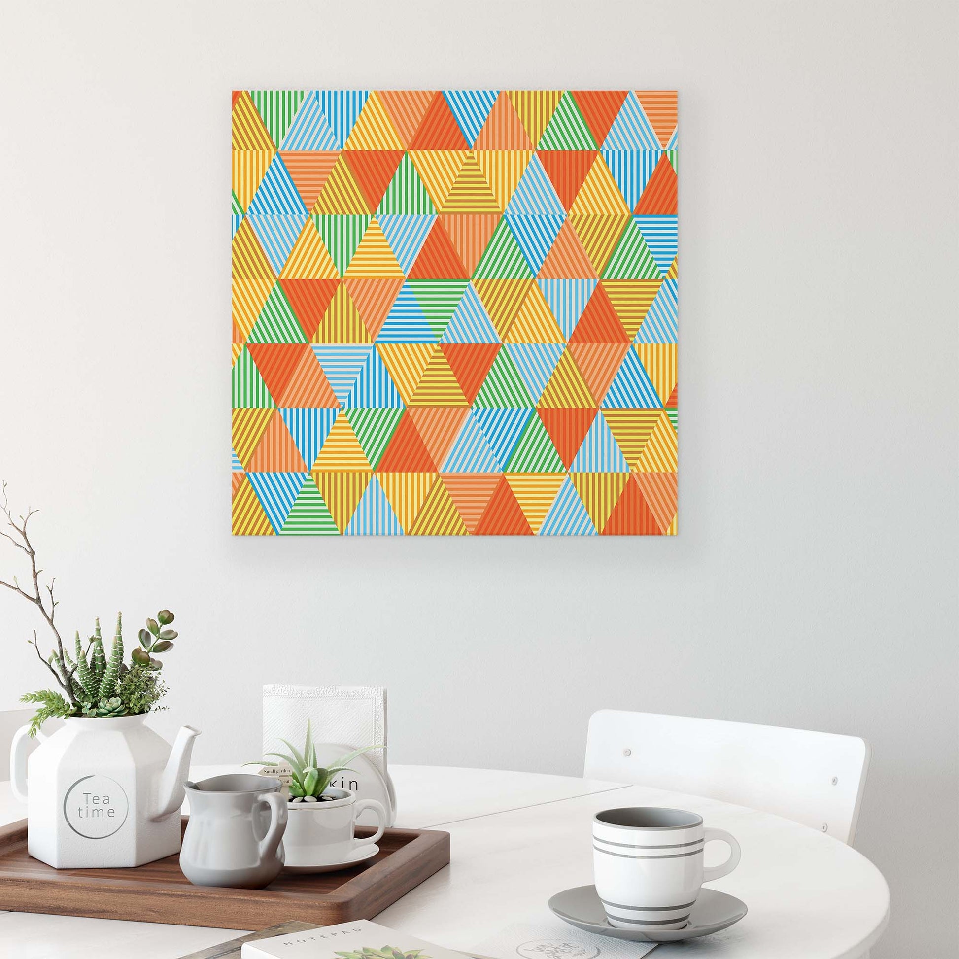 Geometric Canvas Photo Print - USTAD HOME