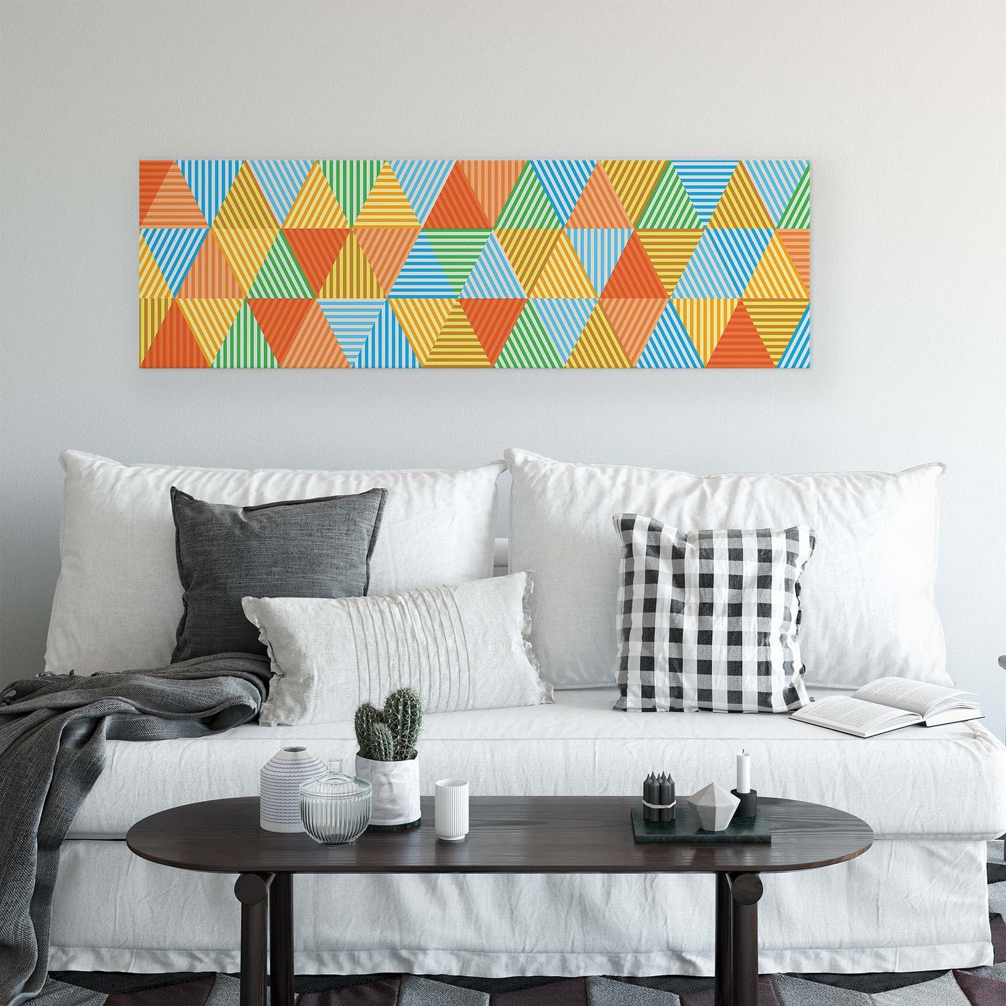 Geometric Canvas Photo Print - USTAD HOME