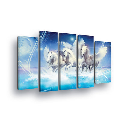 Horses & Unicorns Canvas Photo Print - USTAD HOME