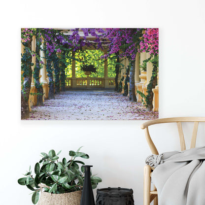 Gardens Canvas Photo Print - USTAD HOME