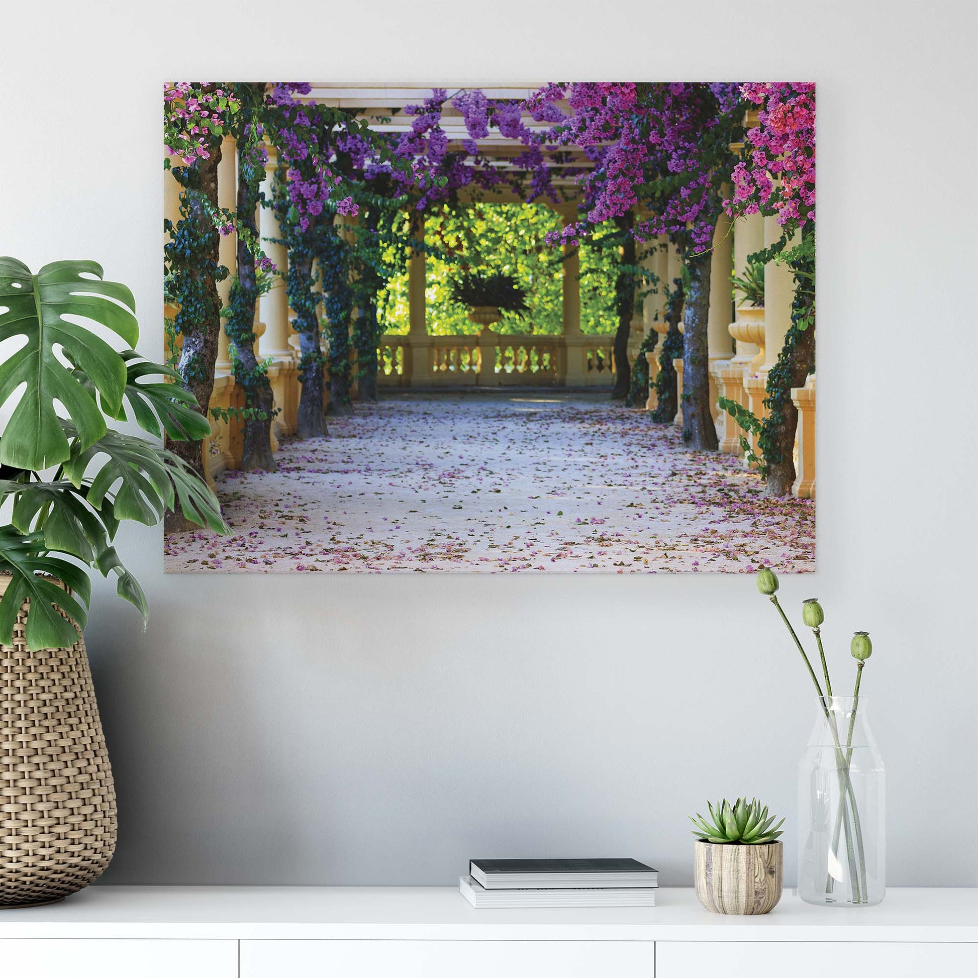 Gardens Canvas Photo Print - USTAD HOME