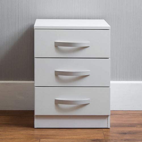 High Gloss Drawer Bedside Cabinet - USTAD HOME