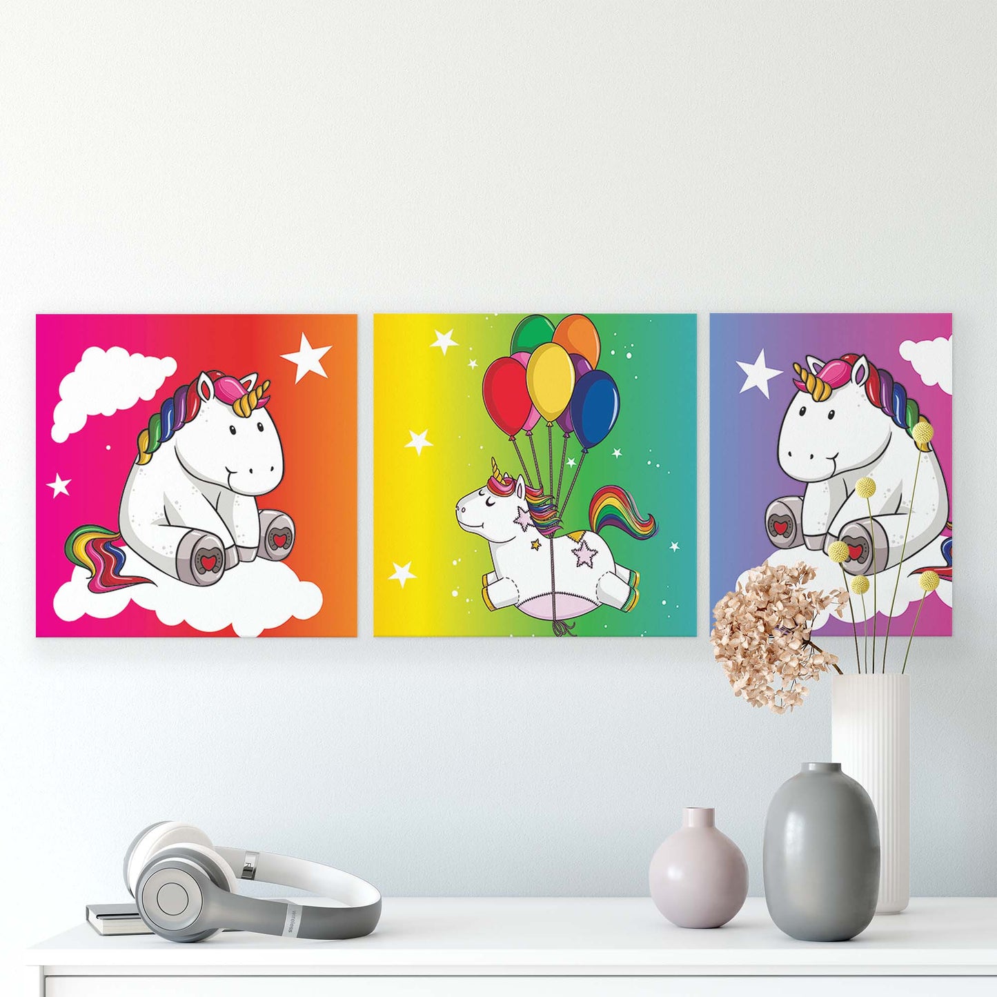 Horses & Unicorns Canvas Photo Print - USTAD HOME