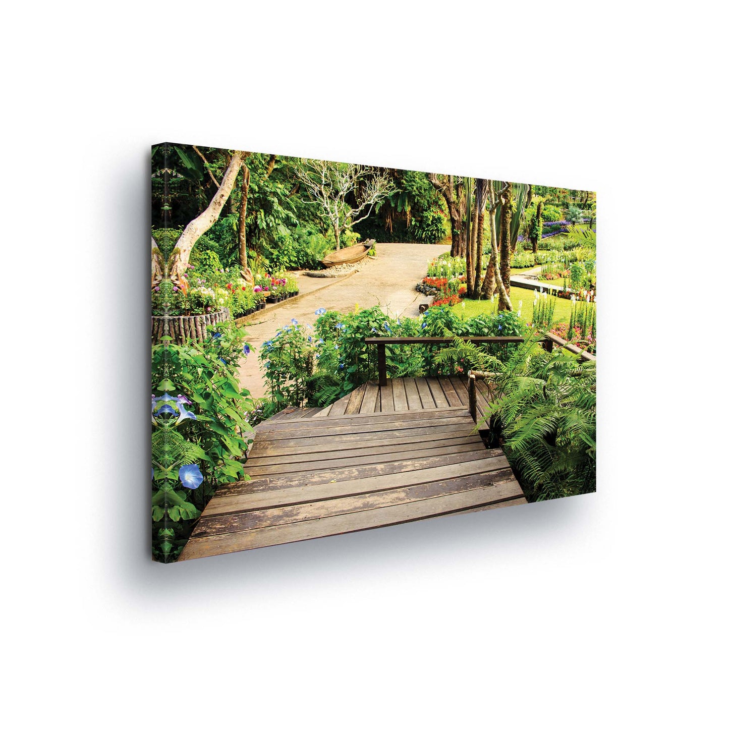 Gardens Canvas Photo Print - USTAD HOME