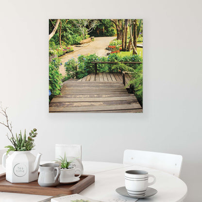 Gardens Canvas Photo Print - USTAD HOME