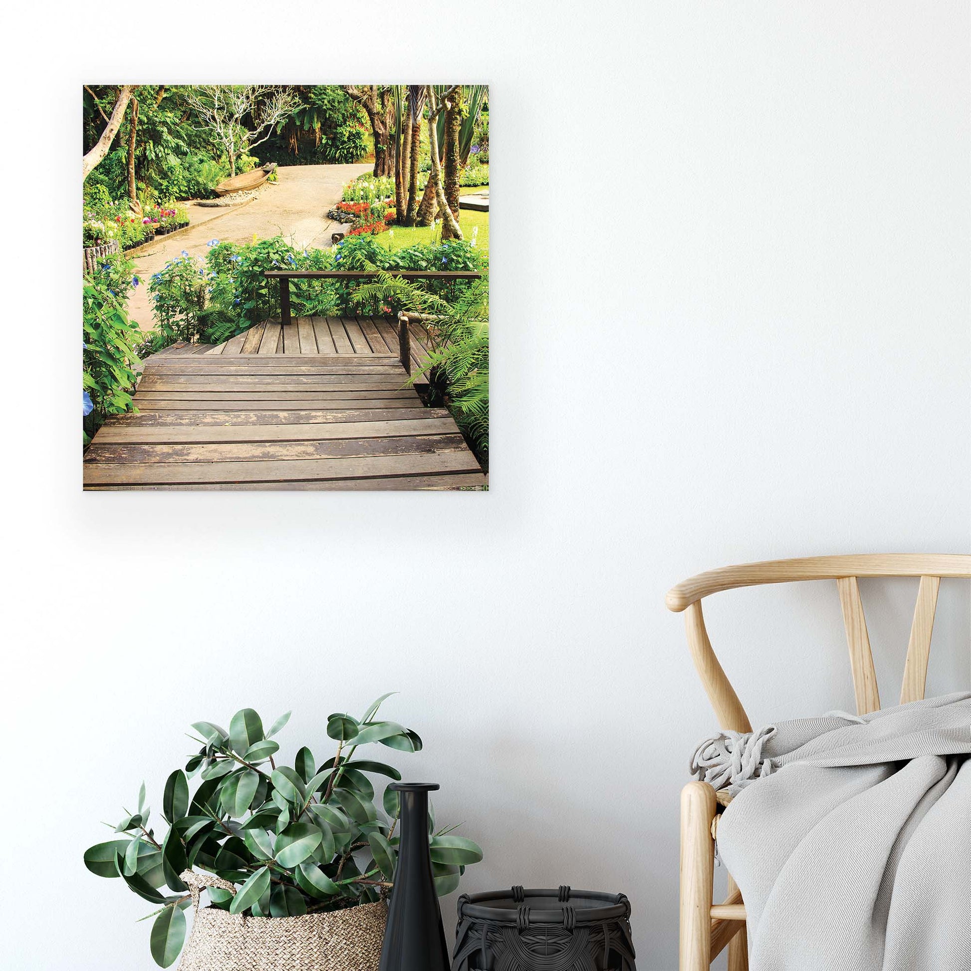 Gardens Canvas Photo Print - USTAD HOME