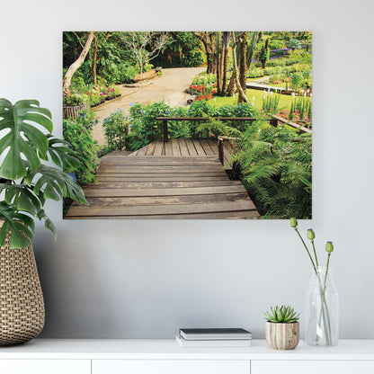 Gardens Canvas Photo Print - USTAD HOME