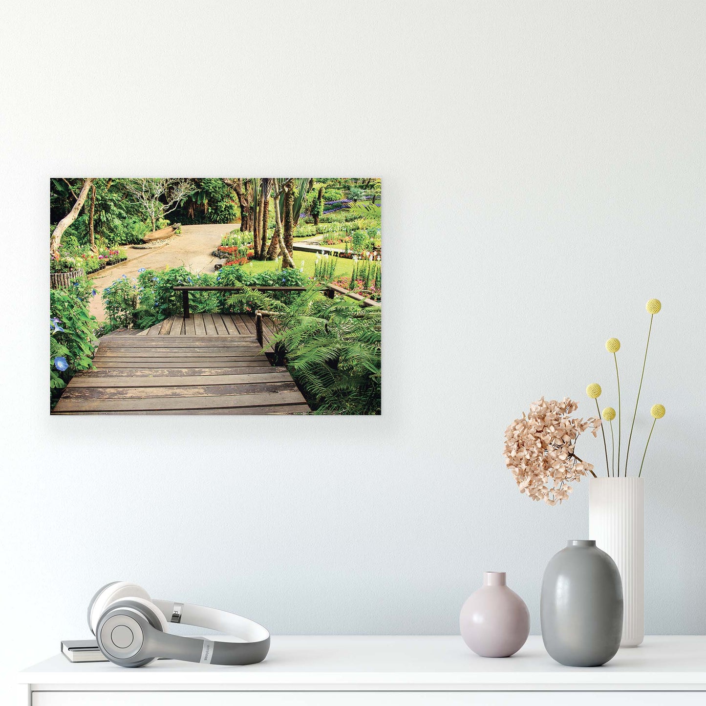 Gardens Canvas Photo Print - USTAD HOME