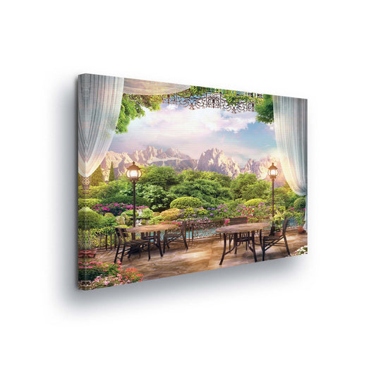 Gardens Canvas Photo Print