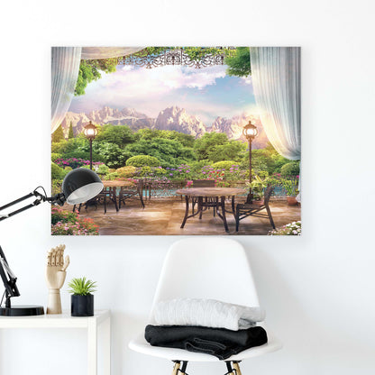 Gardens Canvas Photo Print