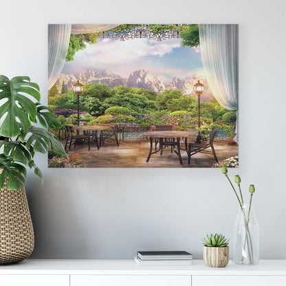 Gardens Canvas Photo Print