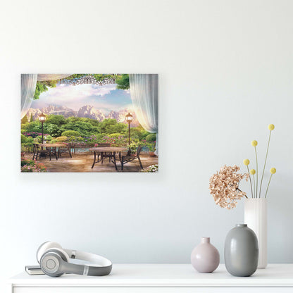 Gardens Canvas Photo Print