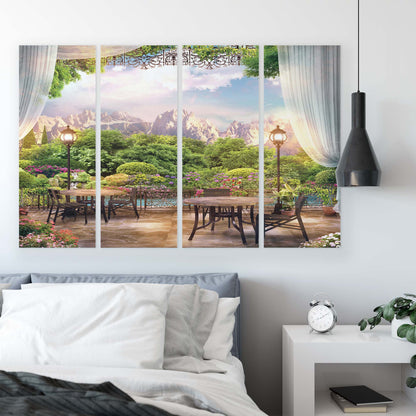 Gardens Canvas Photo Print