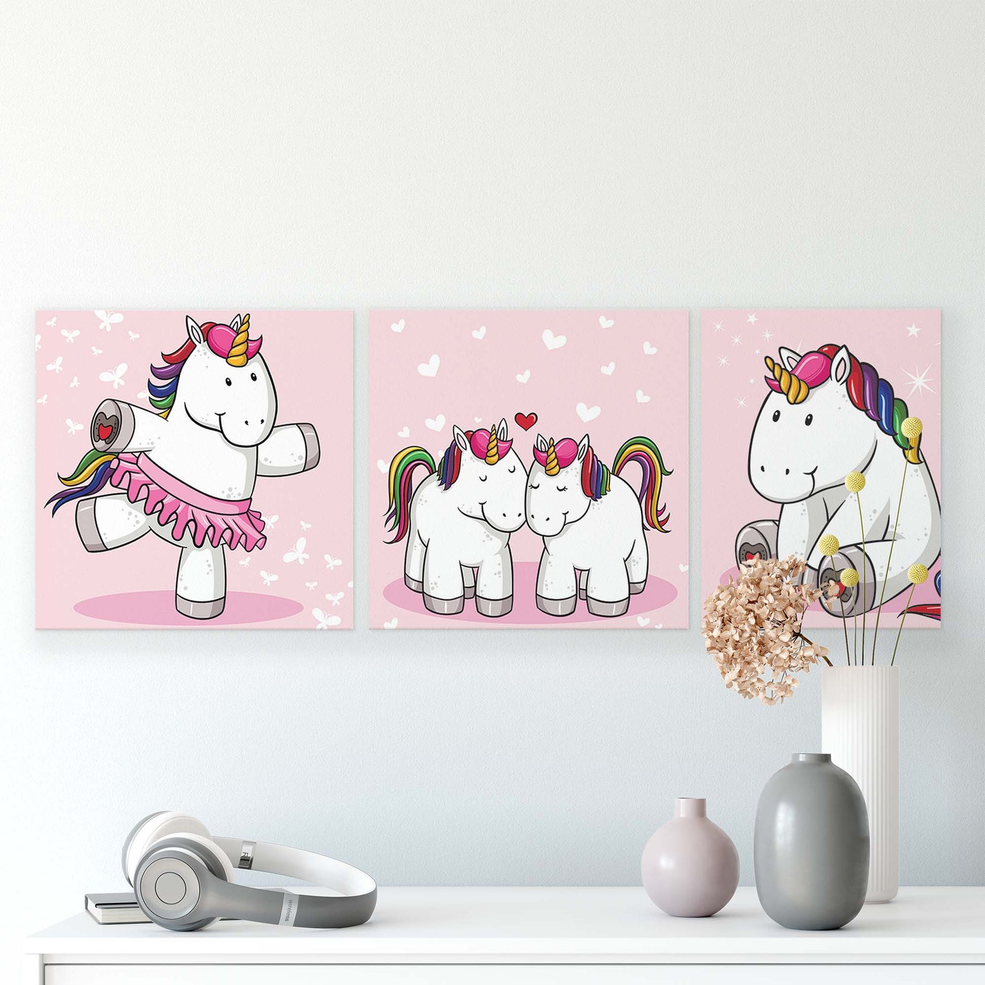 Horses & Unicorns Canvas Photo Print - USTAD HOME