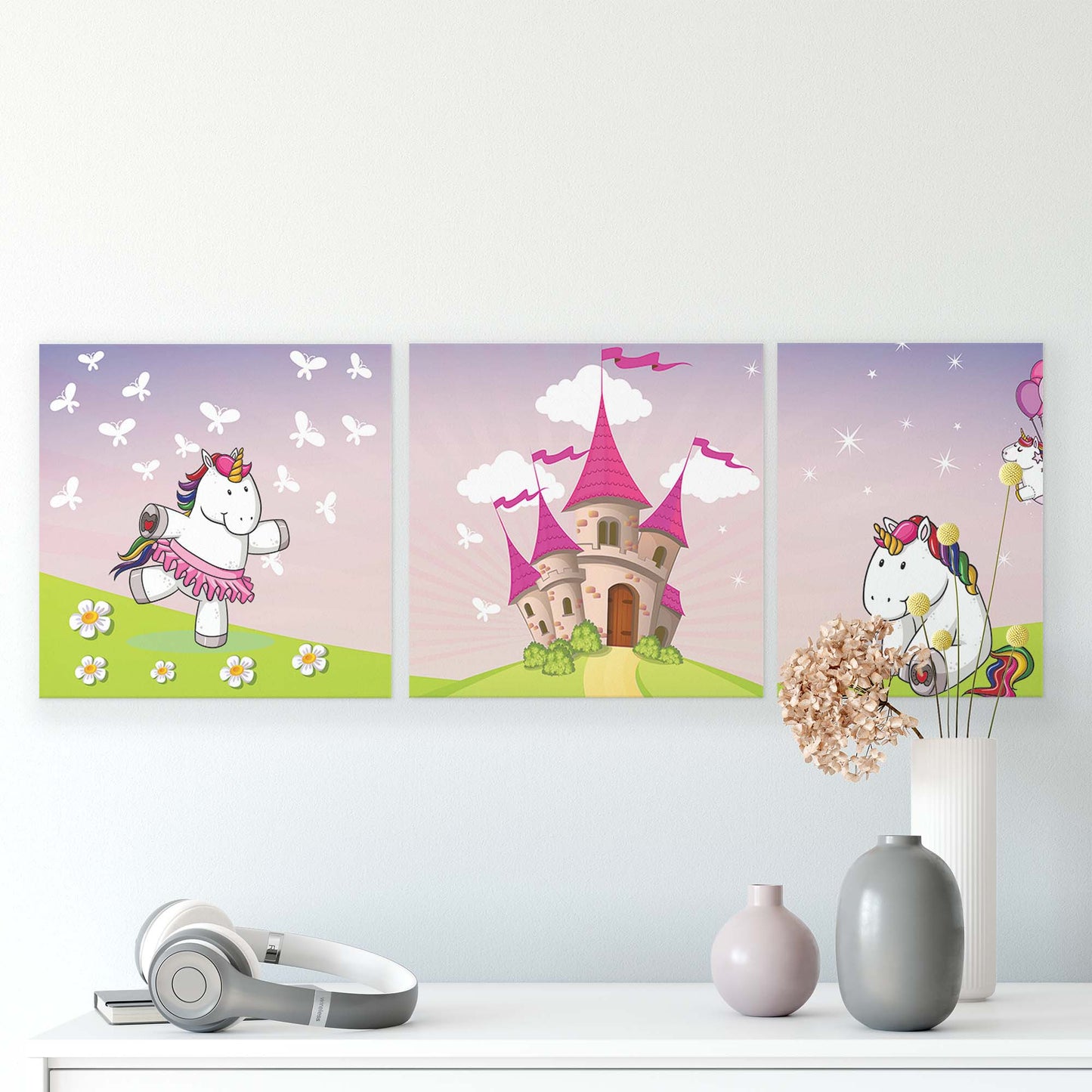 Horses & Unicorns Canvas Photo Print - USTAD HOME