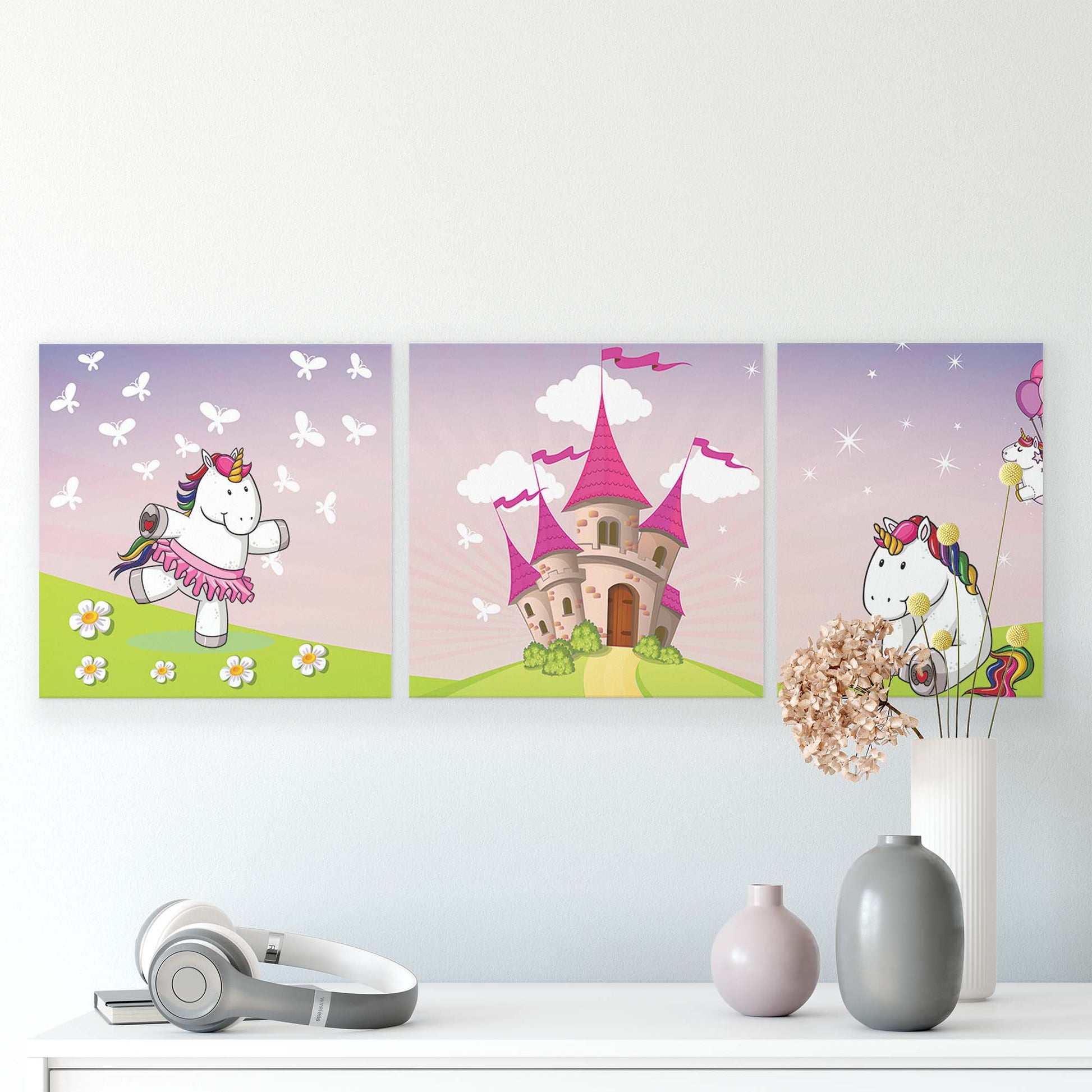 Horses & Unicorns Canvas Photo Print - USTAD HOME