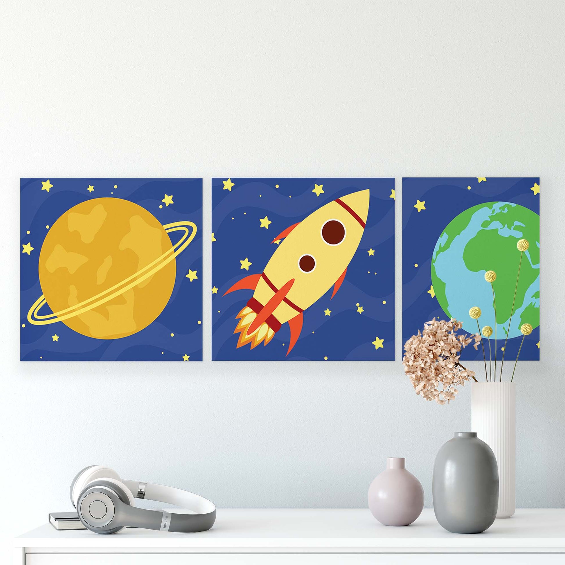 Stars & Space Canvas Photo Print - USTAD HOME