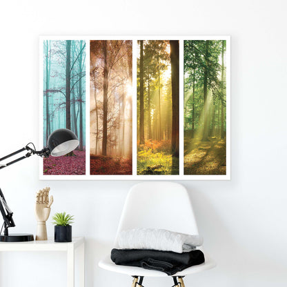 Forest & Trees Canvas Photo Print - USTAD HOME