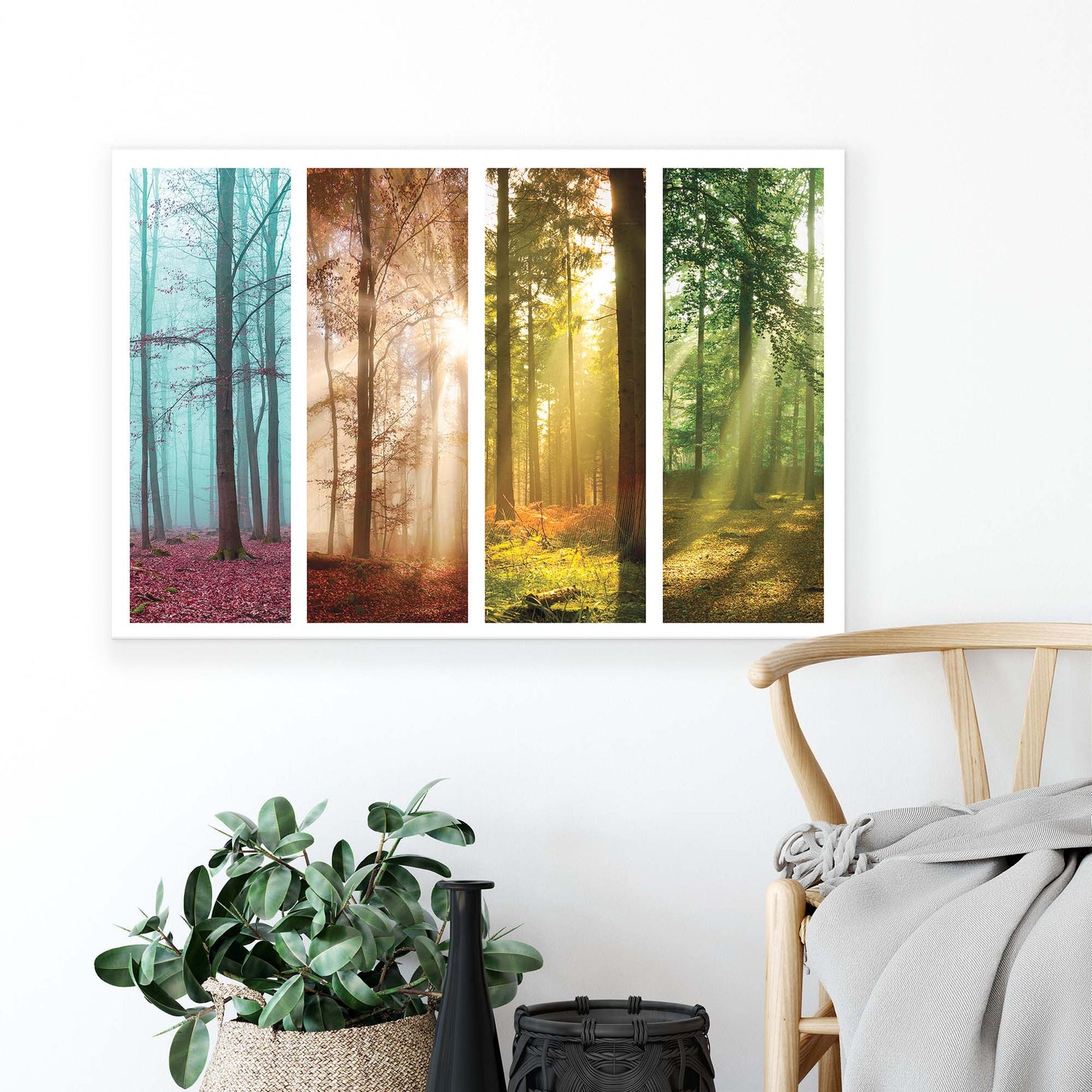 Forest & Trees Canvas Photo Print - USTAD HOME