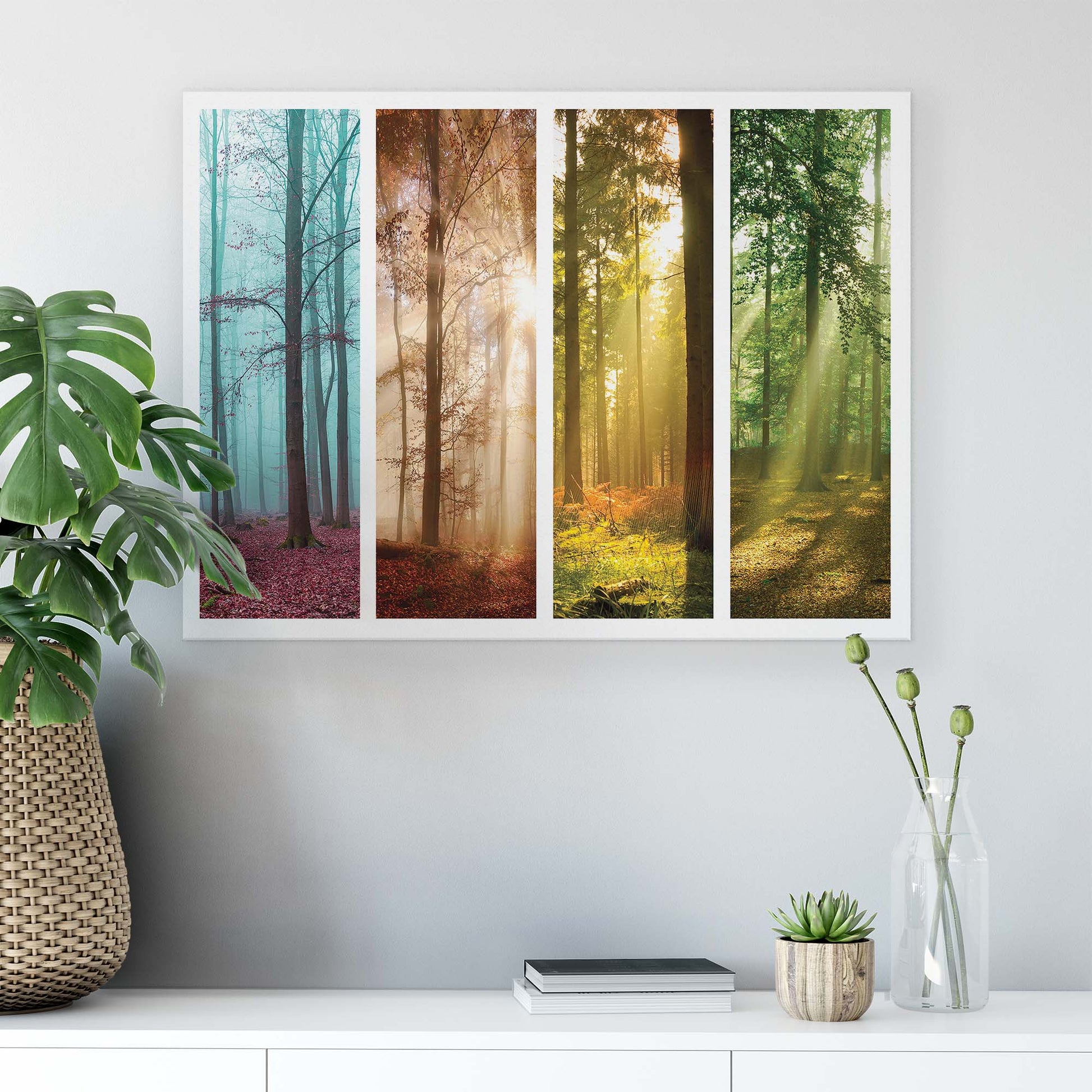 Forest & Trees Canvas Photo Print - USTAD HOME