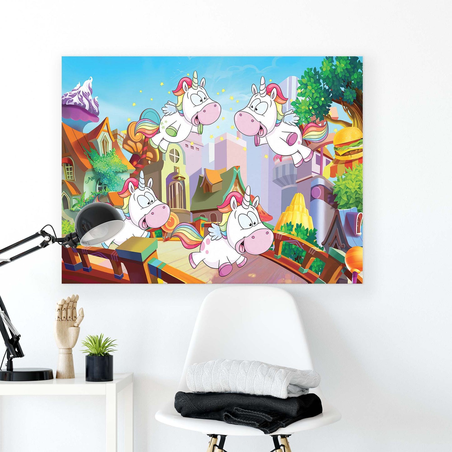 Horses & Unicorns Canvas Photo Print - USTAD HOME