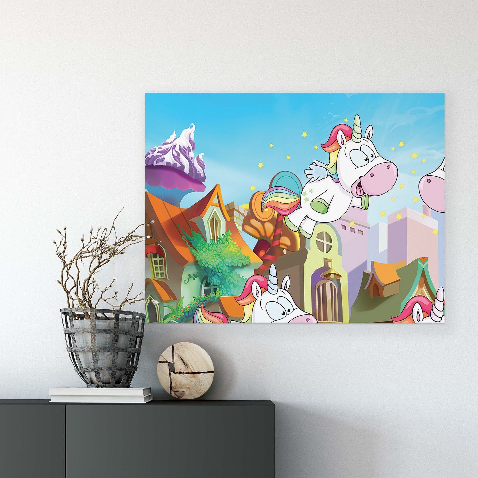 Horses & Unicorns Canvas Photo Print - USTAD HOME