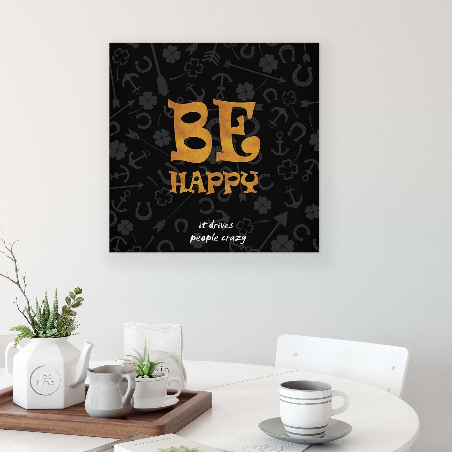 Typographic Canvas Photo Print - USTAD HOME