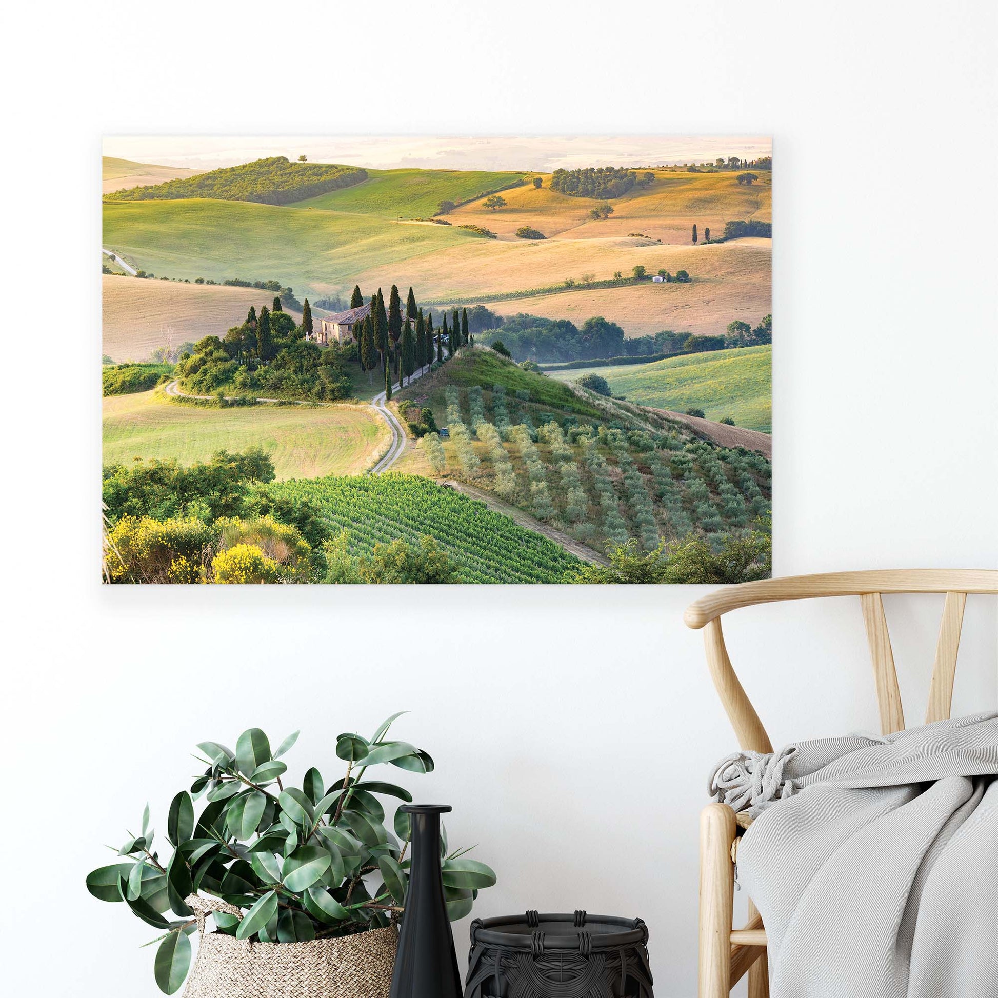 Meadows & Countryside Canvas Photo Print - USTAD HOME