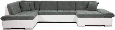Faux Fabric Bergen Storage Sofa bed - USTAD HOME