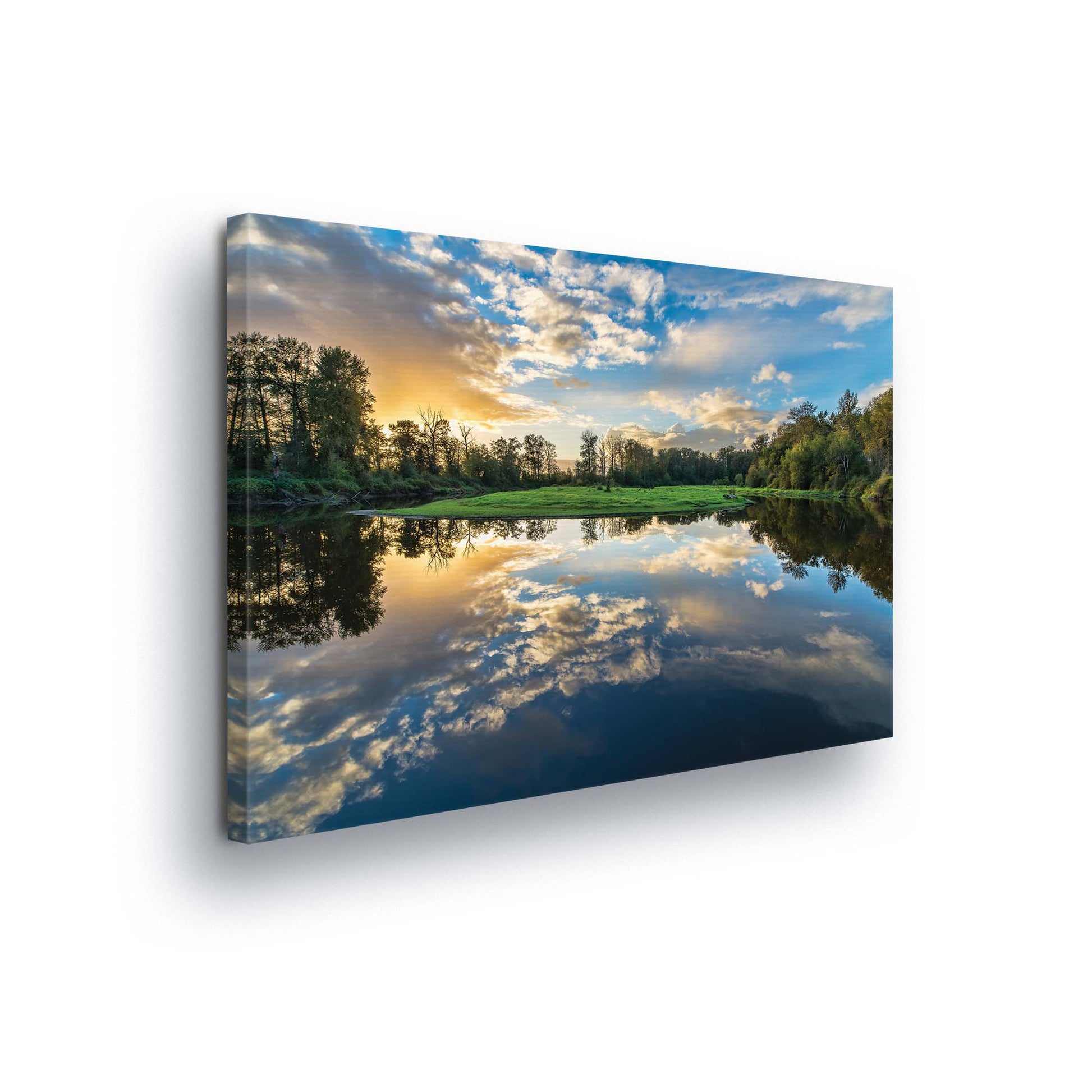 Lakes & Waterfalls Canvas Photo Print - USTAD HOME