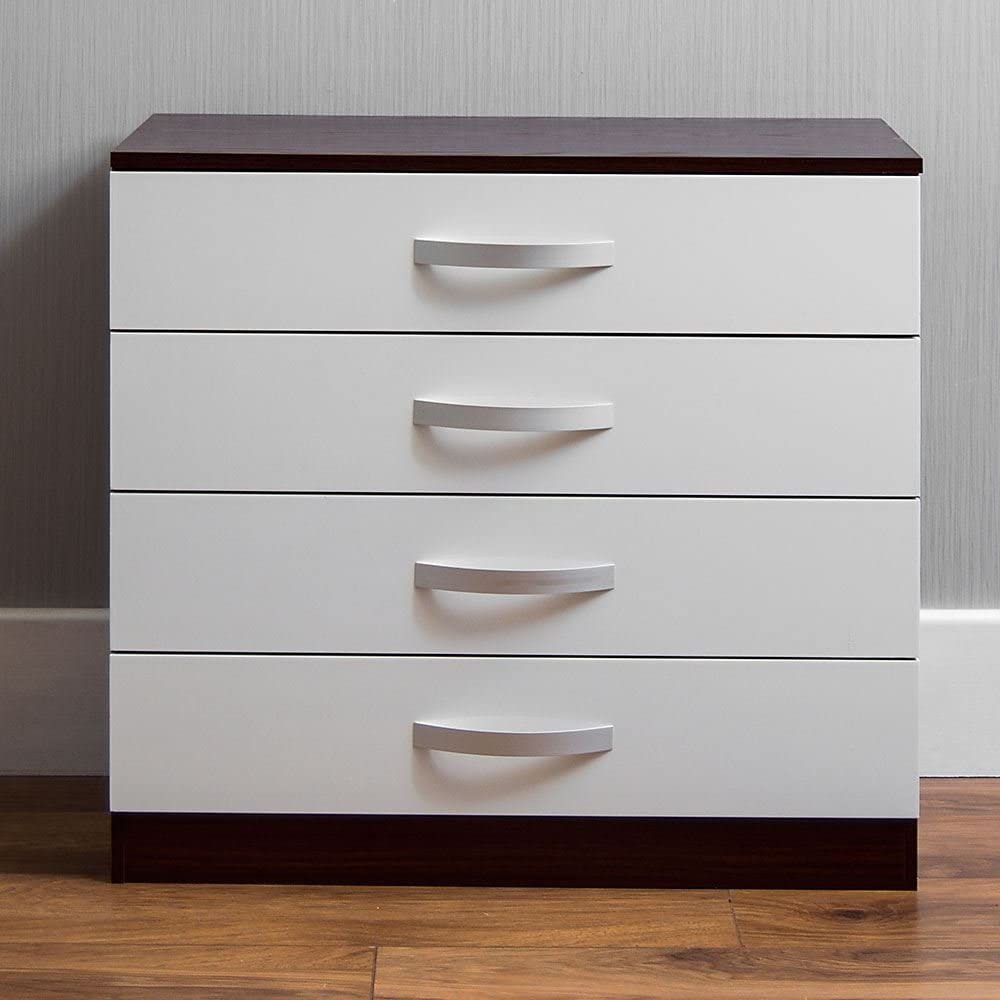 4 Drawer With Metal Handles and Runners - USTAD HOME