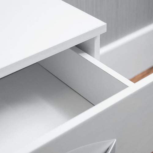 High Gloss Drawer Bedside Cabinet - USTAD HOME