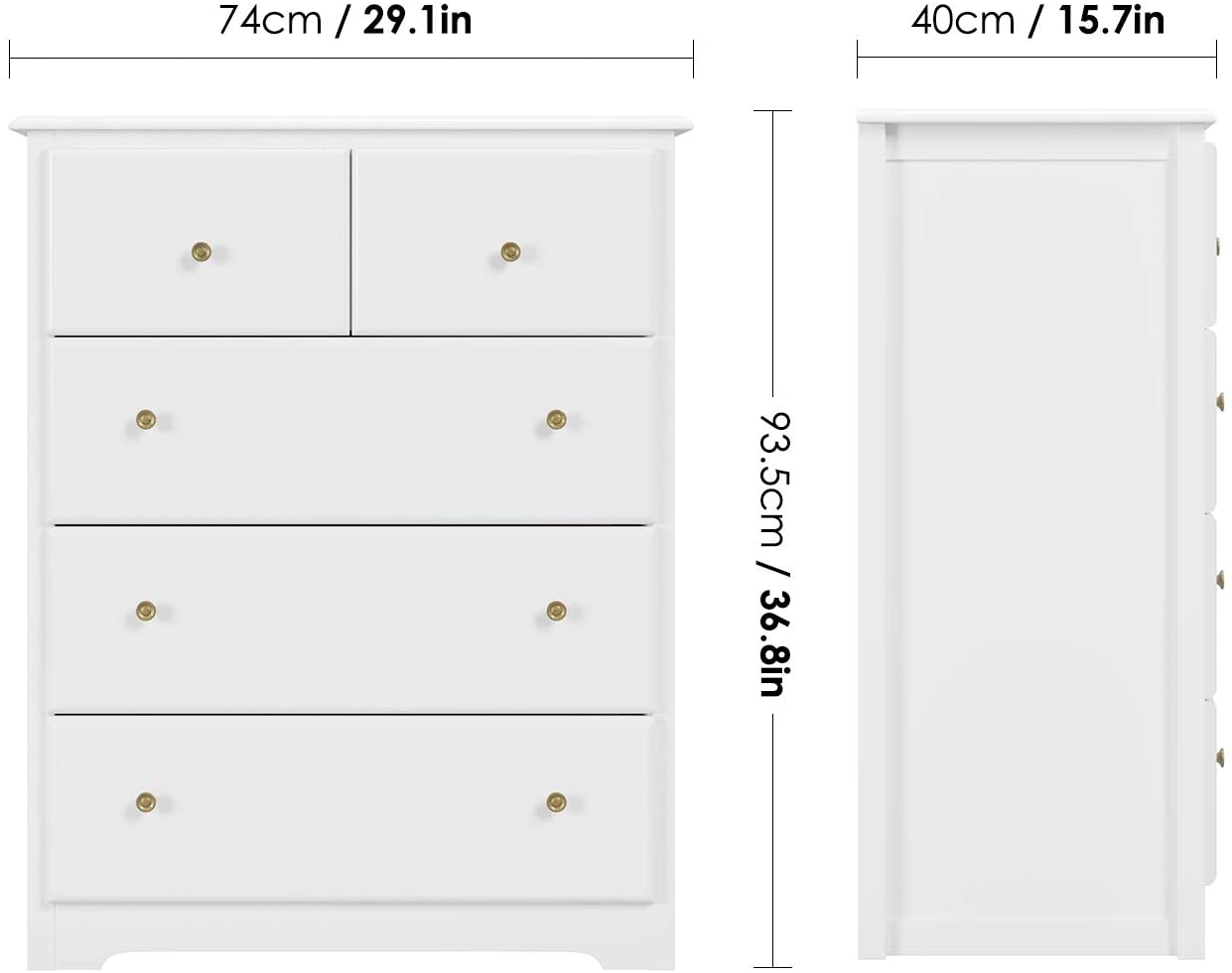 Chest of Drawers For Bedroom Clothes Storage - USTAD HOME