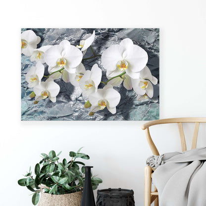 Modern Flowers, Nature, & Swirls Canvas Photo Print