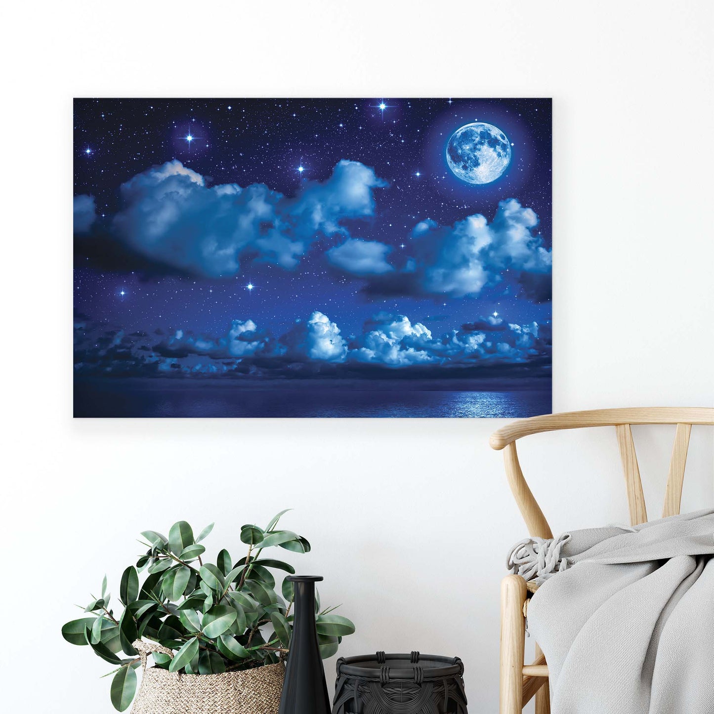 Sky & Clouds Canvas Photo Print - USTAD HOME