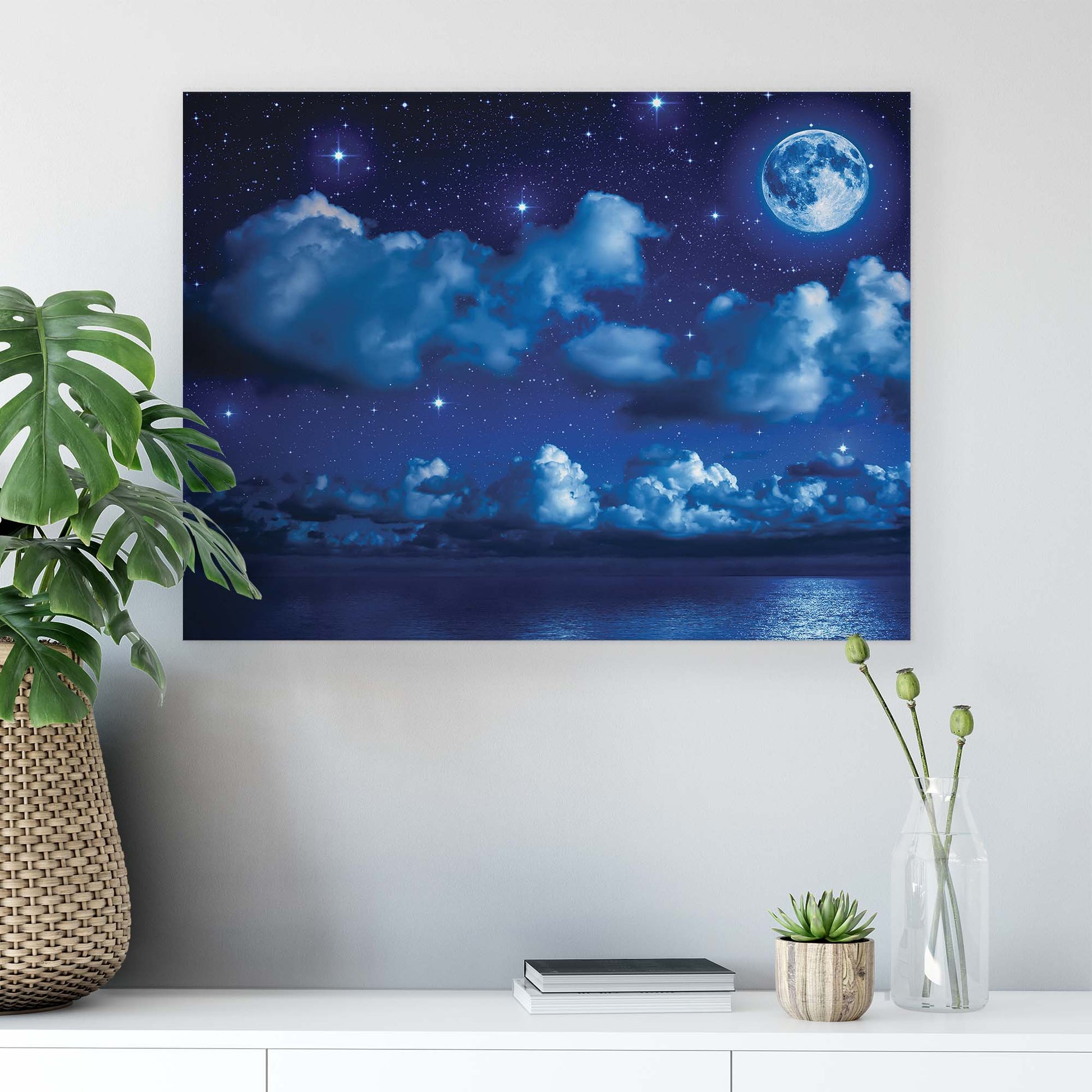 Sky & Clouds Canvas Photo Print - USTAD HOME