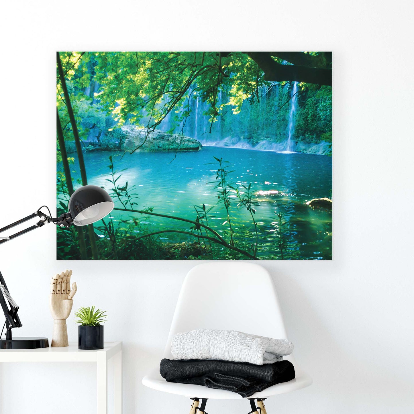 Lakes & Waterfalls Canvas Photo Print