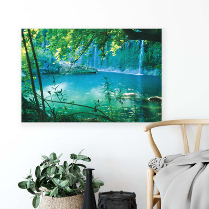 Lakes & Waterfalls Canvas Photo Print