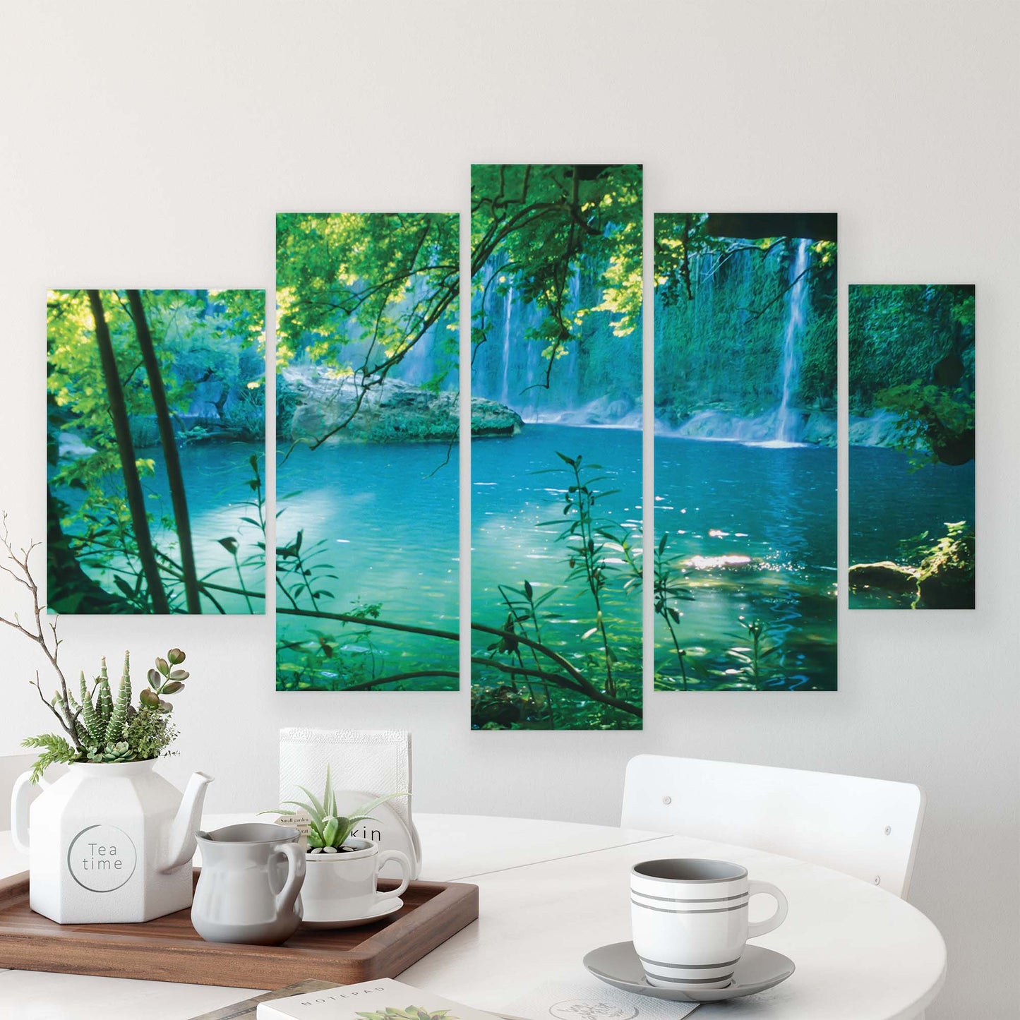 Lakes & Waterfalls Canvas Photo Print