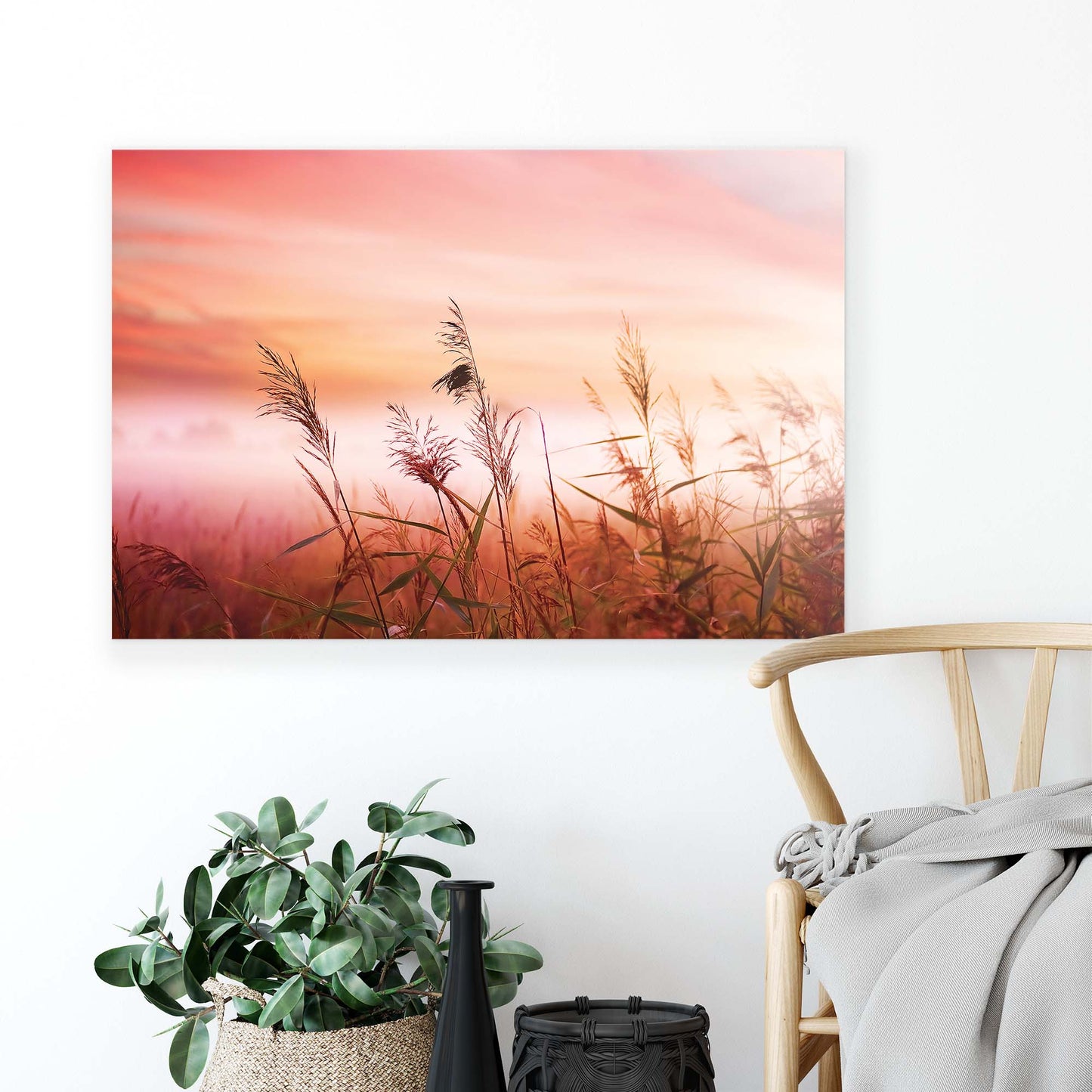 Meadows & Countryside Canvas Photo Print - USTAD HOME