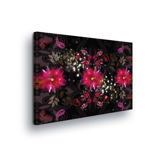 Modern Flowers, Nature, & Swirls Canvas Photo Print - USTAD HOME