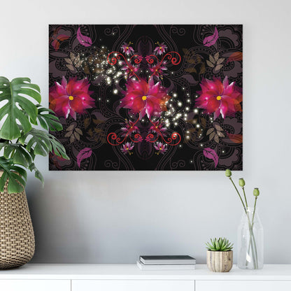 Modern Flowers, Nature, & Swirls Canvas Photo Print - USTAD HOME